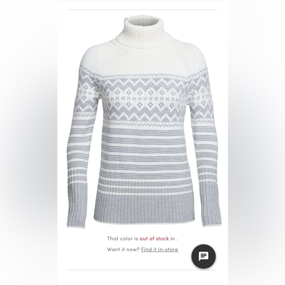 Icebreaker sweater. Small. Absolutely beautiful and so soft and warm!